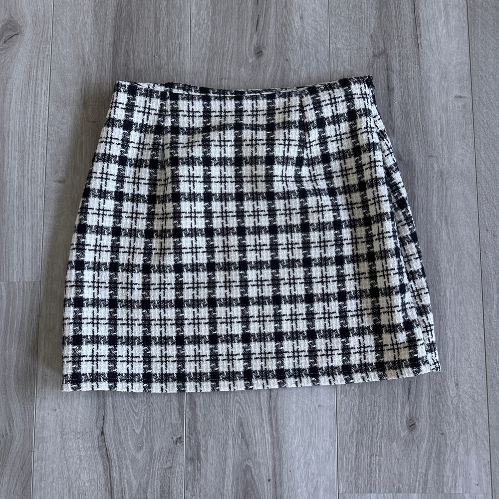 Black and White Gingham Mini